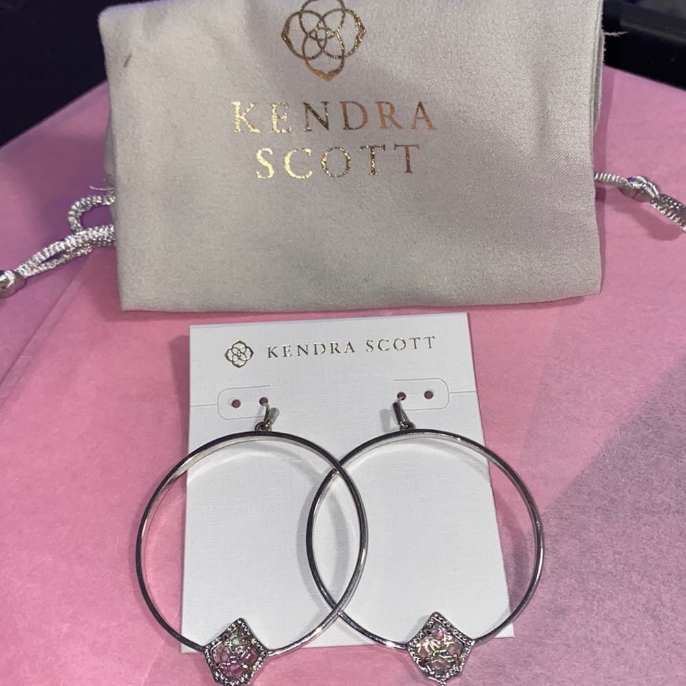 Kendra Scott Silver Hoop Earrings